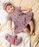 Dojčenské šatôčky-body Nicol Lea ružová 68 (4-6m)