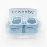 Dojčenské saténové capačky New Baby modrá 12-18 m modrá 6-18 m
