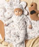 Dojčenský bavlnený overal Nicol Miki podľa obrázku 74 (6-9m)