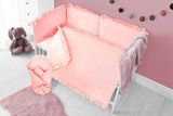 3-dielne posteľné obliečky Belisima PURE 90/120 pink ružová 