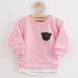 Dojčenská súprava tričko a tepláčky New Baby Brave Bear ABS ružová 62 (3-6m)