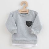 Dojčenská súprava tričko a tepláčky New Baby Brave Bear ABS sivá 74 (6-9m)