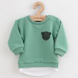 Dojčenská súprava tričko a tepláčky New Baby Brave Bear ABS zelená 74 (6-9m)