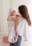 Detská osuška so žinkou a ručníkom Belisima Swaddle béžová 