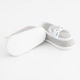 Dojčenské mokasíny-capačky New Baby šedá 0-3 m sivá 0-3 m