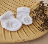 Dojčenské ponožky bavlna, Z&amp;Z, biele, 3-6 m