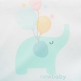 Detské rozkladacie kreslo New Baby Elephant mätová podľa obrázku 