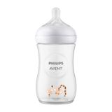 Dojčenská fľaša Avent Natural Response 260 ml žirafa biela 