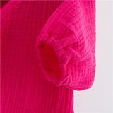 Dojčenské mušelínové šaty s dlhým rukávom New Baby Elizabeth ružová 68 (4-6m)