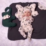 Dojčenské bavlnené polodupačky Nicol Bambi béžová 62 (3-6m)