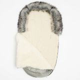 Zimný fusak New Baby Lux Wool grey sivá 