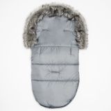 Zimný fusak New Baby Lux Wool graphite sivá 