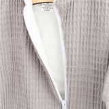 Dojčenský mušelínový overal s kapucňou New Baby Comfort clothes sivá 56 (0-3m)