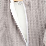 Dojčenský mušelínový overal s kapucňou New Baby Comfort clothes sivá 80 (9-12m)