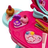 Detský toaletný stolík s hudbou BABY MIX ružová 