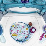 Detský toaletný stolík ľadový svet so svetlom, hudbou a stoličkou BABY MIX modrá 