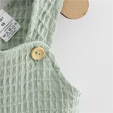 Dojčenská mušelínová suknička New Baby Comfort clothes šalviová zelená 62 (3-6m)