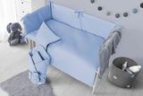 5-dielne posteľné obliečky Belisima Palermo 90/120 jeans modrá 