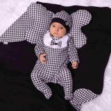 Dojčenské bavlnené dupačky Nicol Viki podľa obrázku 56 (0-3m)