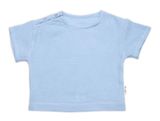 Detská letná mušelínová 2D sada tričko kr. rukáv + kraťasy, modré, vel. 80/86