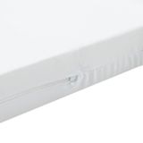 Detský penový matrac New Baby KLASIK 140x70x5 biely biela 
