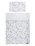 6-dielne posteľné obliečky Belisima Little Man 100/135 sivé sivá 