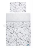 5-dielne posteľné obliečky Belisima Little Man 100/135 sivé sivá 