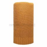 Bambusová pletená deka NEW BABY 100x80 cm horčicová Žltá 