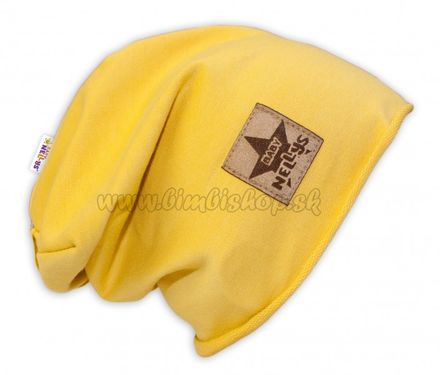 Bavlnená čiapočka Baby Nellys ® - žltá