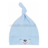 Bavlnená dojčenská čiapočka Bobas Fashion Lucky modrá 68 (4-6m)