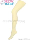 Detské bavlnené pančucháče 3D New Baby bežové s bodkami béžová 152 (11-12r)