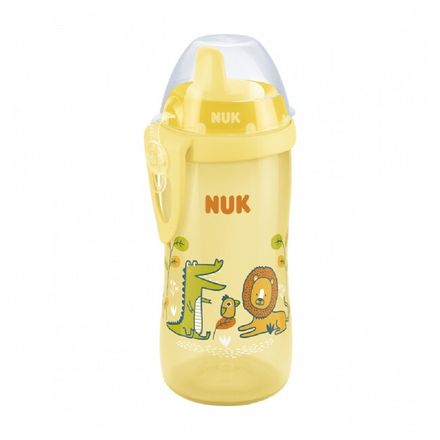 Detská fľaša NUK Kiddy Cup 300 ml žltá Žltá 