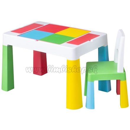 Detská sada stolček a stolička Multifun multicolor 