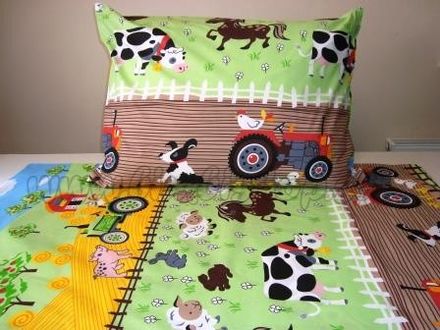 Detské posteľné návliečky 140x200 Farma