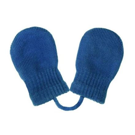 Detské zimné rukavičky New Baby navy modrá 56 (0-3m)