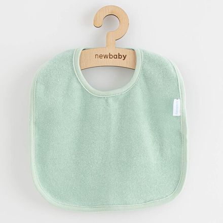 Detský froté podbradník New Baby Comfortably beige zelená 