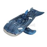 Detský nafukovací veľryba do vody s rukoväťami Bestway 193x122 cm modrá 