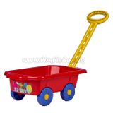 Detský vozík Vlečka BAYO 45 cm červený Červená 