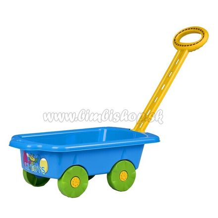 Detský vozík Vlečka BAYO 45 cm modrý modrá 