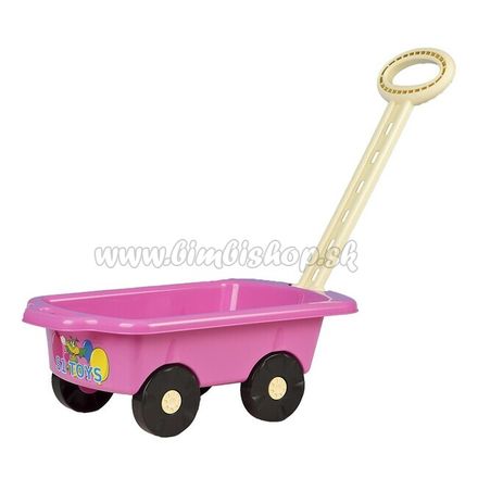 Detský vozík Vlečka BAYO 45 cm rúžový ružová 