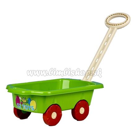 Detský vozík Vlečka BAYO 45 cm zelený zelená 