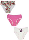 Dievčenské bavlnené nohavičky, Strawberry- 3ks v balení, ružová/biela/mätová, veľ. 122/128