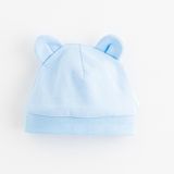 Dojčenská bavlnená čiapočka New Baby Kids modrá 80 (9-12m)