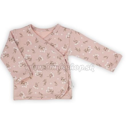 Dojčenská bavlněná košilka Nicol Nela ružová 62 (3-6m)