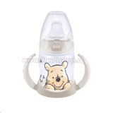 Dojčenská fľaša na učenie NUK Medvedík Pú s kontrolou teploty 150 ml béžová medvedík béžová 
