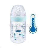 Dojčenská fľaša NUK Nature Sense s kontrolou teploty 260 ml modrá 