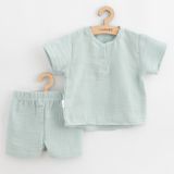 Dojčenská mušelínová súpravička New Baby Soft dress mätová podľa obrázku 56 (0-3m)