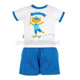 Dojčenská súprava tričko a kraťasky New Baby Líška modrá 56 (0-3m)