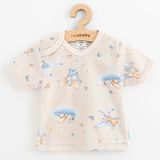 Dojčenské bavlnené tričko s krátkym rukávom New Baby Víla podľa obrázku 56 (0-3m)