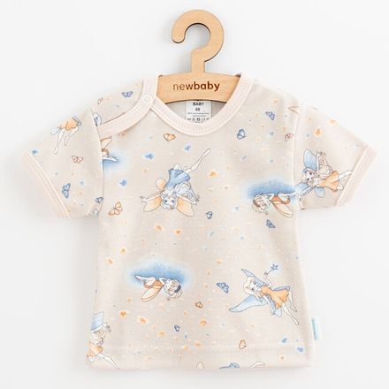 Dojčenské bavlnené tričko s krátkym rukávom New Baby Víla podľa obrázku 86 (12-18m)